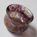 Vintage Miniature Bluejohn Bowl/Unusual Design/Blue John