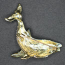 Whale brooch