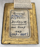 General Guillaume Henri Dufour, Commander-in-Chief Swiss Army, Portrait Miniature.