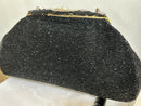 Vintage 1930/40s Micro-Beaded Evening Bag with Limoges Plaque