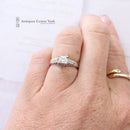 Platinum Princess Cut Diamond Solitaire 0.60ct