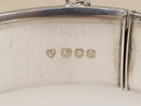 Vintage Solid Silver Hinged Bangle