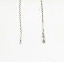 Beautiful Large Sterling Silver & Brown Agate Pendant with 17½-Inch Belcher Chain