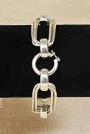 Impressive Designer Vintage Danish Sterling Silver Statement Bracelet