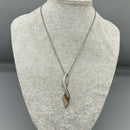 Jasper Conran silver and CZ pendant