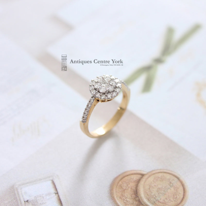 18ct Diamond Cluster 1.00ct by Cavill