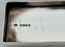 Victorian Silver and Cut Glass Dressing Table Box. Sheffield 1870 James Dixon. 1.8 troy ounces.