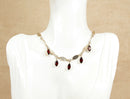 Silver & Almandine Garnet ‘Studio’ Necklace