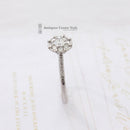 Jenny Packham 18ct White Gold Diamond Cluster 0.50ct