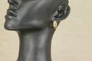 Elegant 9ct Gold CZ ‘Scatter’ Hoop Earrings – London Hallmarked