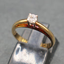 18ct gold diamond solitaire