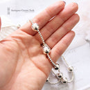 Tiffany & Co Silver Bead Ball Necklace 36"