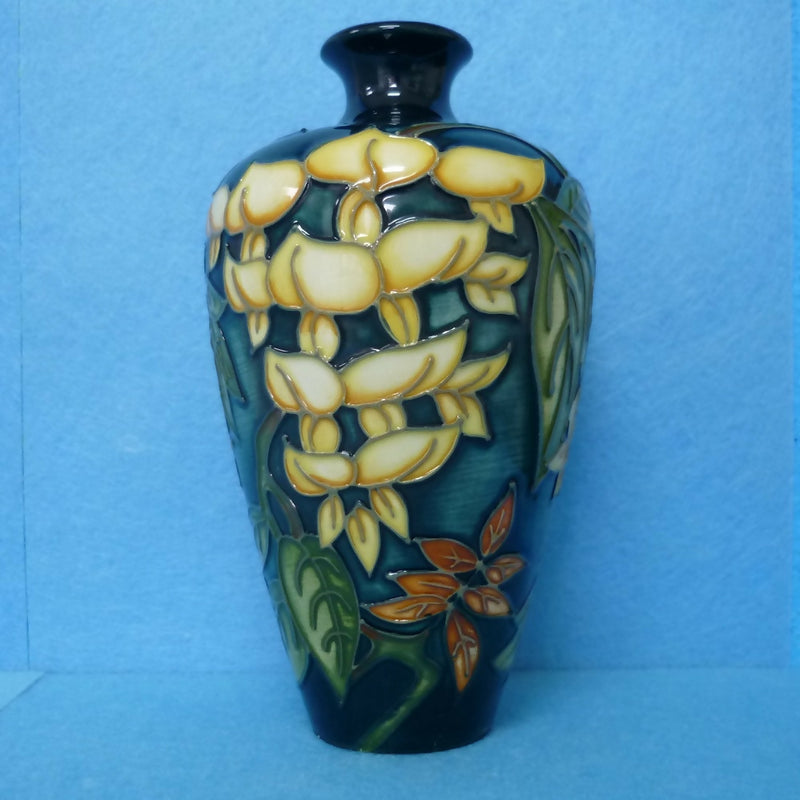 Moorcroft Vase (6.10 inch) in the Wisteria Design by Philip Gibson