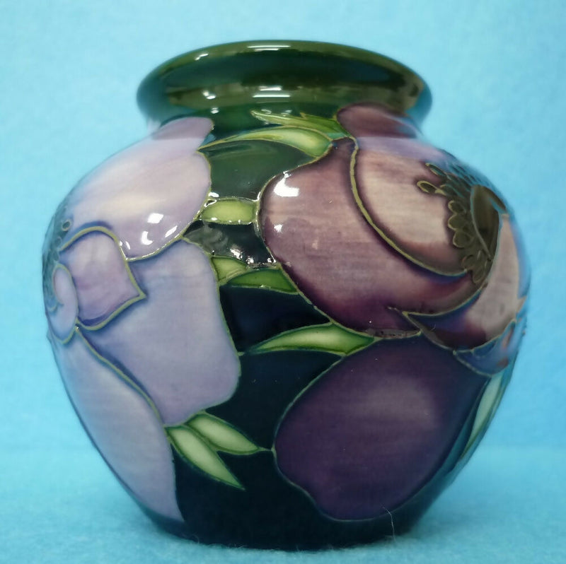 A Moorcroft Vase in the Anemone Tribute Design by Emma Bossons