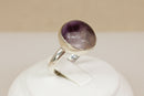 Silver & Blue John Ring