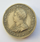 Antique Facsimile Plaster Seal Impression George IV/Thomason & Jones/Medallion