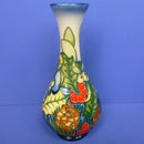 Moorcroft Limited Edition Vase Holly Christmas By Sandra Dance