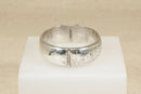 Vintage Silver Hinged Bangle