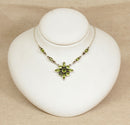 Silver & Peridot Necklet
