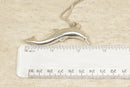 Silver Large Dolphin Pendant & Chain