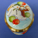 Border Fine Arts The Snowman James Balloons Enamel Trinket Box A4001 (Boxed)
