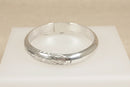Vintage Silver Hinged Bangle