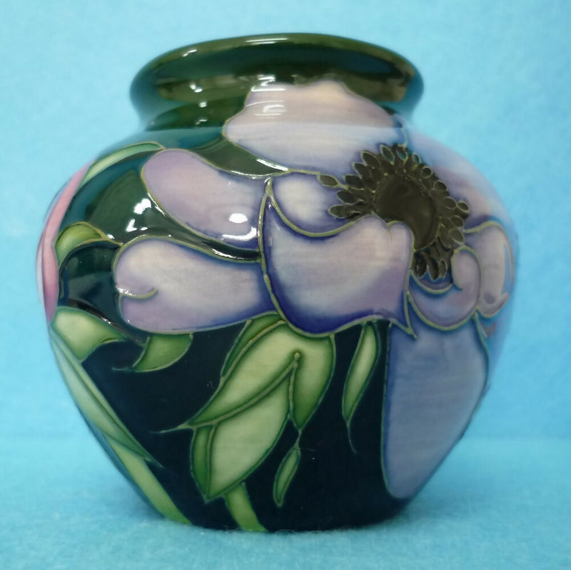 A Moorcroft Vase in the Anemone Tribute Design by Emma Bossons