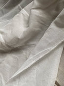Beautiful plain Cotton ivory madras panelling to finish 120/220cms