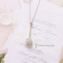 Edwardian 15ct Diamond Cluster Pendant