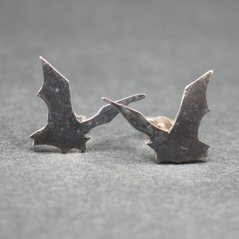 Jake-Silver-bat-stud-earrings-pa-168a