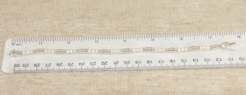 Silver & CZ Bracelet