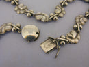 Vintage Georg Jensen Sterling Silver Moonlight Grapes Necklace & Bracelet Design No 96A & 96