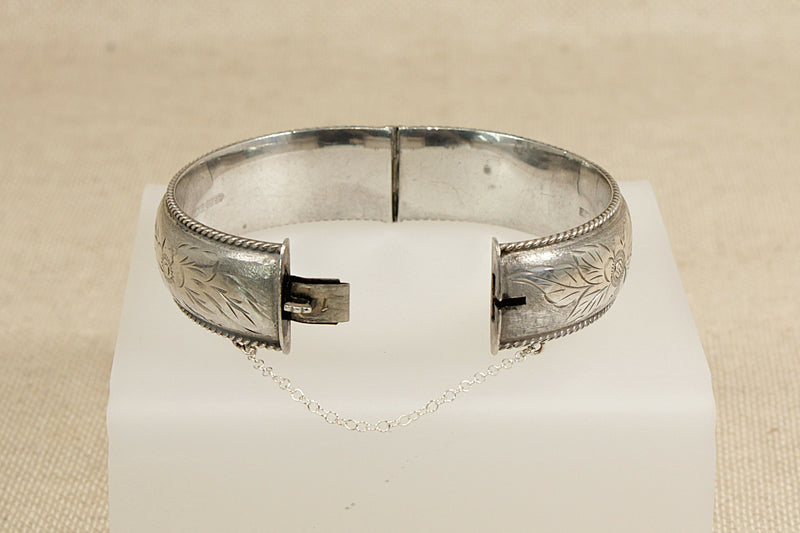 Vintage Silver Cuff Bangle