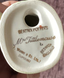 Beswick Beatrix Potter figurine Beswick Mrs Tittlemouse figurine Beswick Gold Backstamp BP2