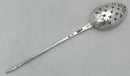 George II Silver Shell Back Mote Spoon. London, circa 1750 - 1760, James Tookey.