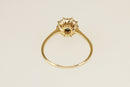18ct Gold Sapphire & Diamond ‘Diana’ Style Cluster Ring