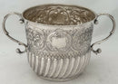William III Britannia Silver Porringer. London 1697, Seth Lofthouse. 13 troy ounces.