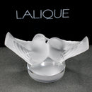 New Lalique: "Deux Colombes" small size seal/paperweight