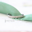 18ct White Gold Diamond Half Eternity Ring/Wedding Band