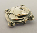 Vintage Georg Jensen Sterling Silver Dove Wreath Bird Brooch Design No 209