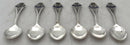 HMS Renown, Six Silver Teaspoons Commemorating Her 1923-1926 Refit. Birmingham 1926, 2.2 troy ounces.