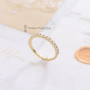 18ct Diamond Half Eternity Ring 0.53ct