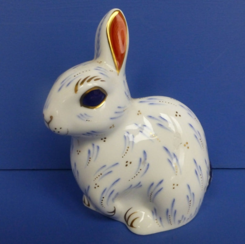 Royal Crown Derby Paperweight - Snowy Rabbit