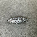 Edwardian slver ‘Kathleen’ brooch