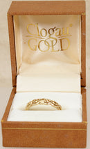 Stunning 9ct Welsh Gold ‘Annwyl’ Celtic Knot Wedding Band by Clogau - Boxed