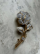 Vintage Nolan Miller Statement Rhinestone Pave Brooch
