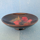 A Moorcroft Flambé Footed Bowl. Early Hibiscus Design by Walter Moorcroft.