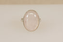 Stunning Sterling Silver Rainbow Moonstone Ring – Bezel Set, Stamped 925