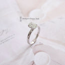 18ct White Gold Oval Diamond 1.02cts Solitaire