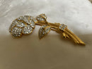 Vintage Nolan Miller Statement Rhinestone Pave Brooch